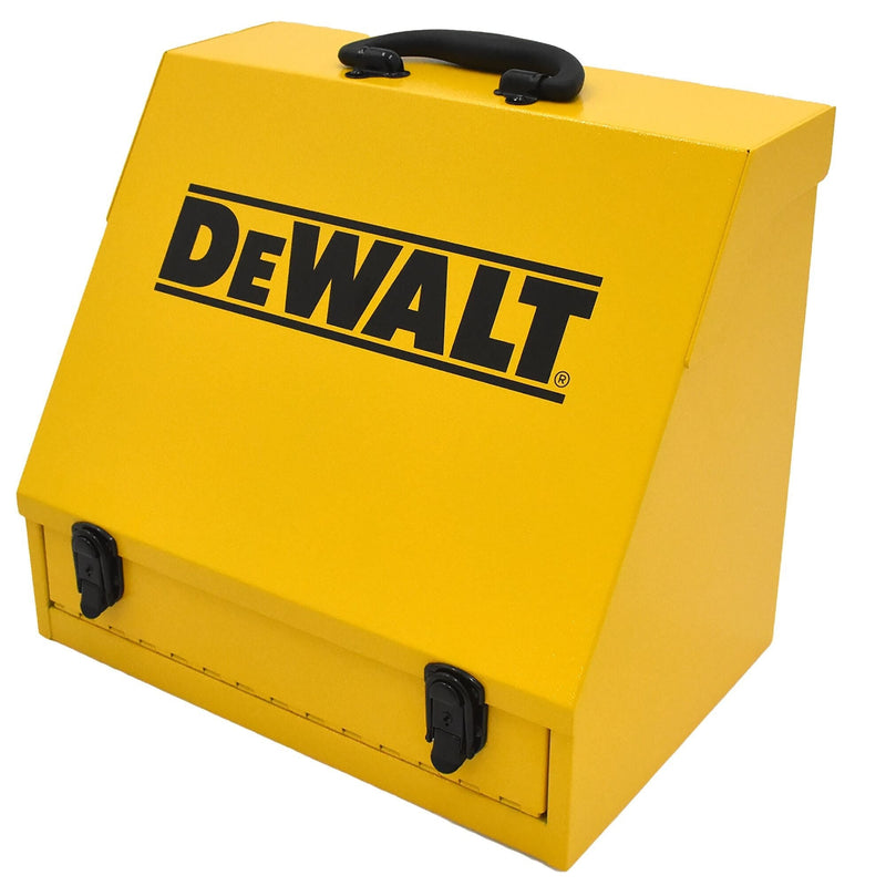 DEWALT Handheld Steel Shop Tool Box with Lid & Handle, Yellow, 15-in Z7