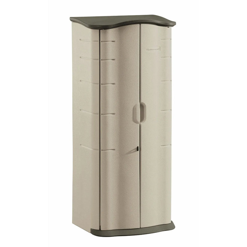 Vertical Resin Weather Resistant Outdoor Storage Shed Q0