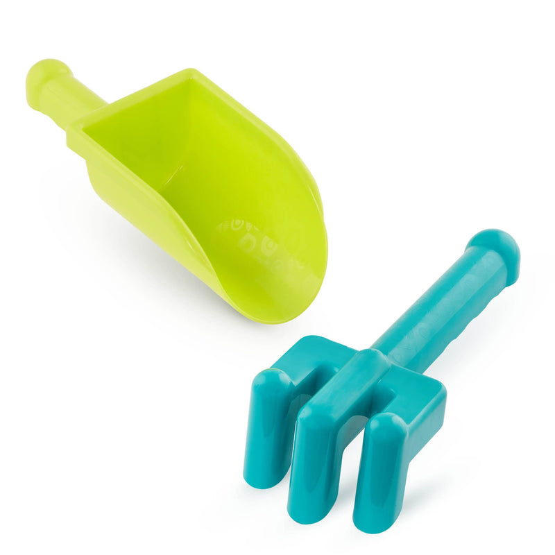 Diggin' Duo Outdoor Beach/Sandbox Shovel & Scoops Set, Toddler Development Toy, Ages 18m+ H1