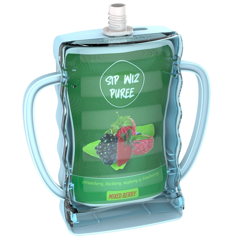 Dinner Active Sip Wiz Squeeze-Proof Holder, Blue D7