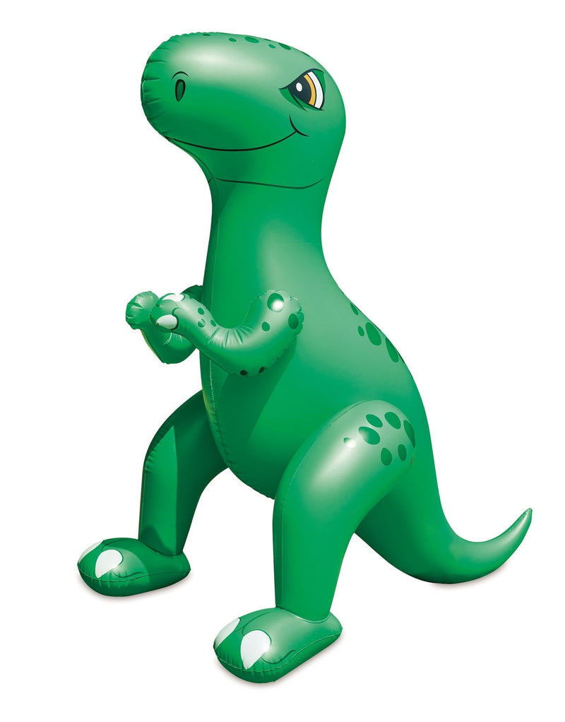 Dinosuar Giant Inflatable Water Sprinkler, Green, 7-ft, Ages 5+, for Beach/Pool Fun Activities F2