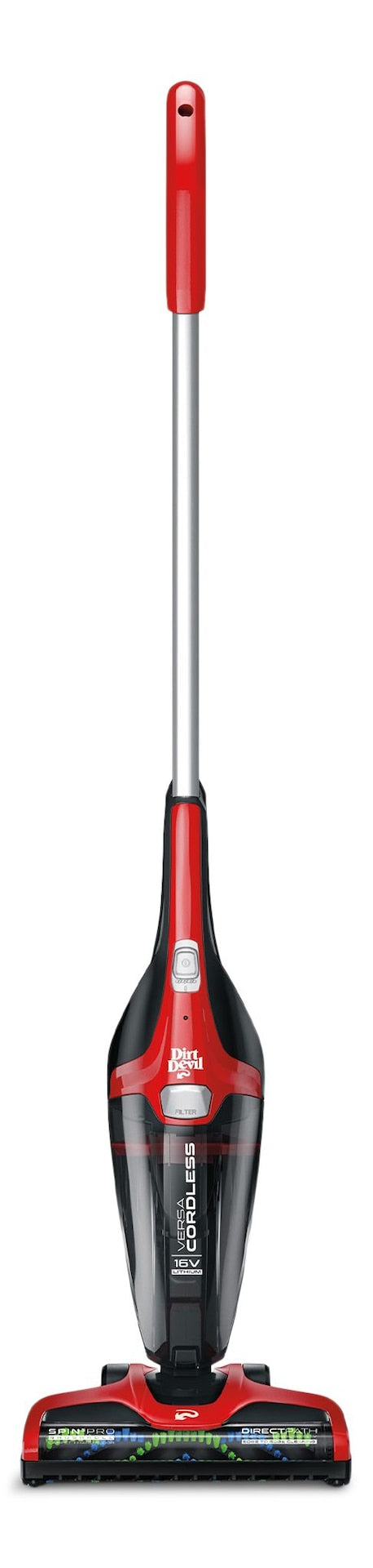 Dirt Devil Versa Cordless Stick Vacuum, Lightweight, Red S7
