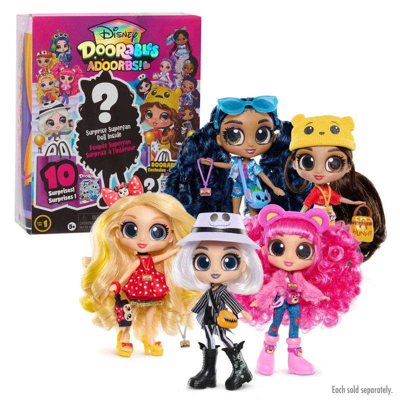 Disney Doorables ADOORBS Kid's Collectible Series 1 Doll for Ages 5+, Assorted Characters I5