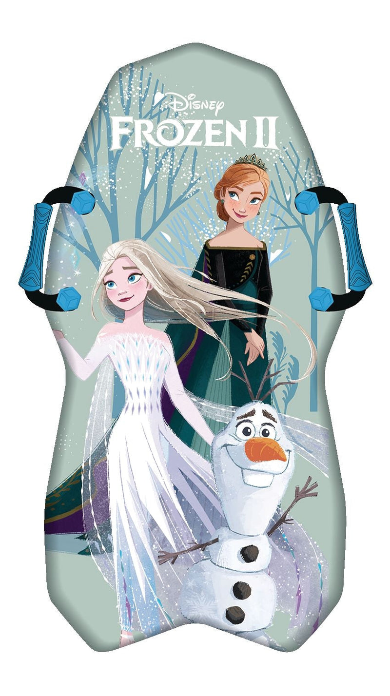 Disney Frozen 2 Kids' 1-Person Lightweight Foam Winter Snow Sled/Toboggan with Handles Y1