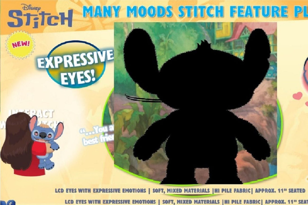 Disney Lilo and Stitch Feature Interactive Plush, 11-in