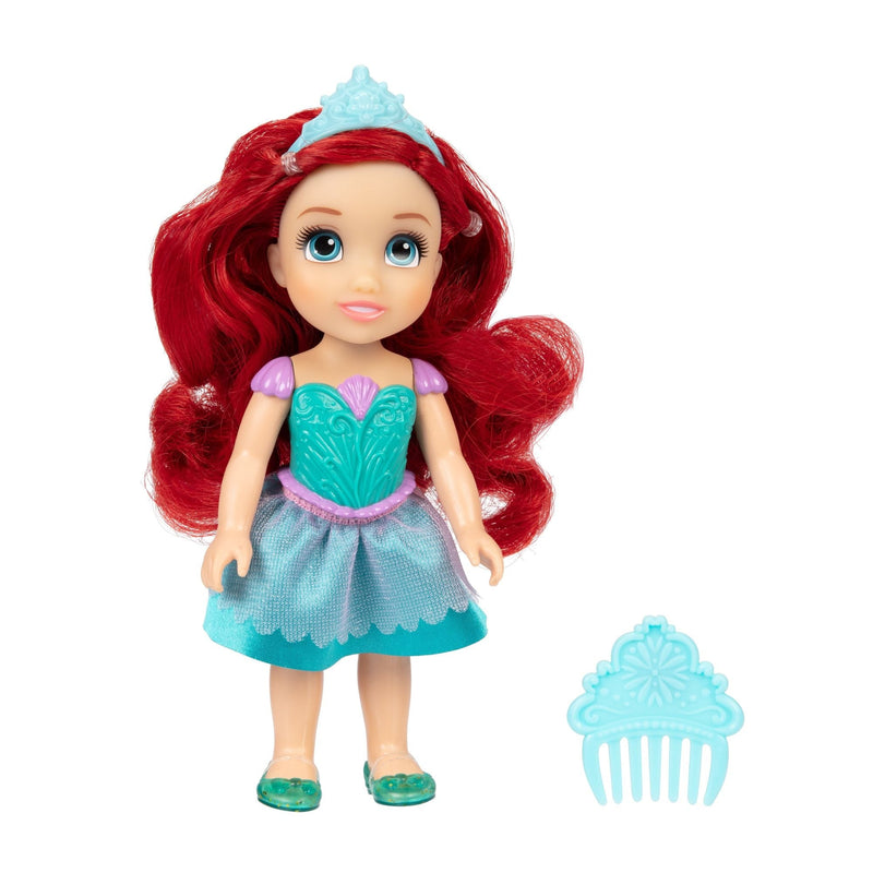 Disney Princess Petite 6-in Dolls, Assorted Styles, Ages 3+ H9
