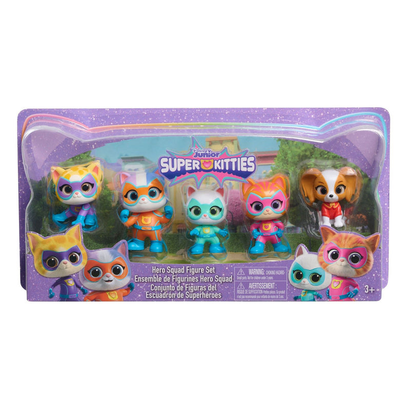 Disney SuperKitties Collectible Hero Squad Figure Set, 5-pc G1