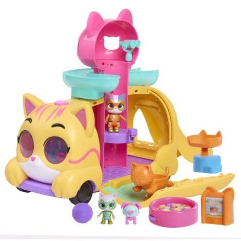 Disney SuperKitties Purr 'N' Go Playset for Ages 3+ T6