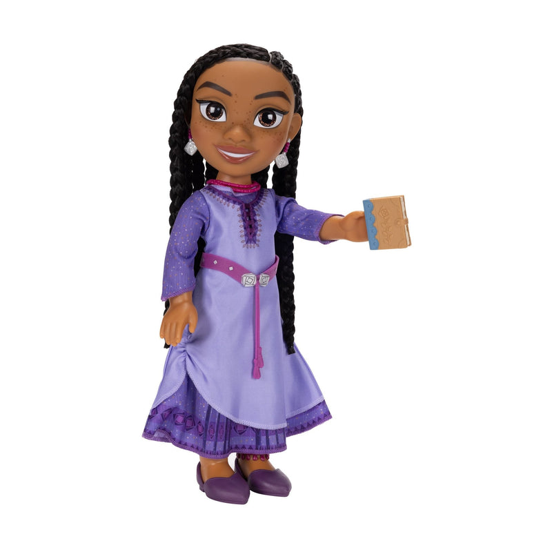 Disney Wish Asha Core Collectible Doll, Large 14-in Toy Figure for Kids, Ages 3+ G2