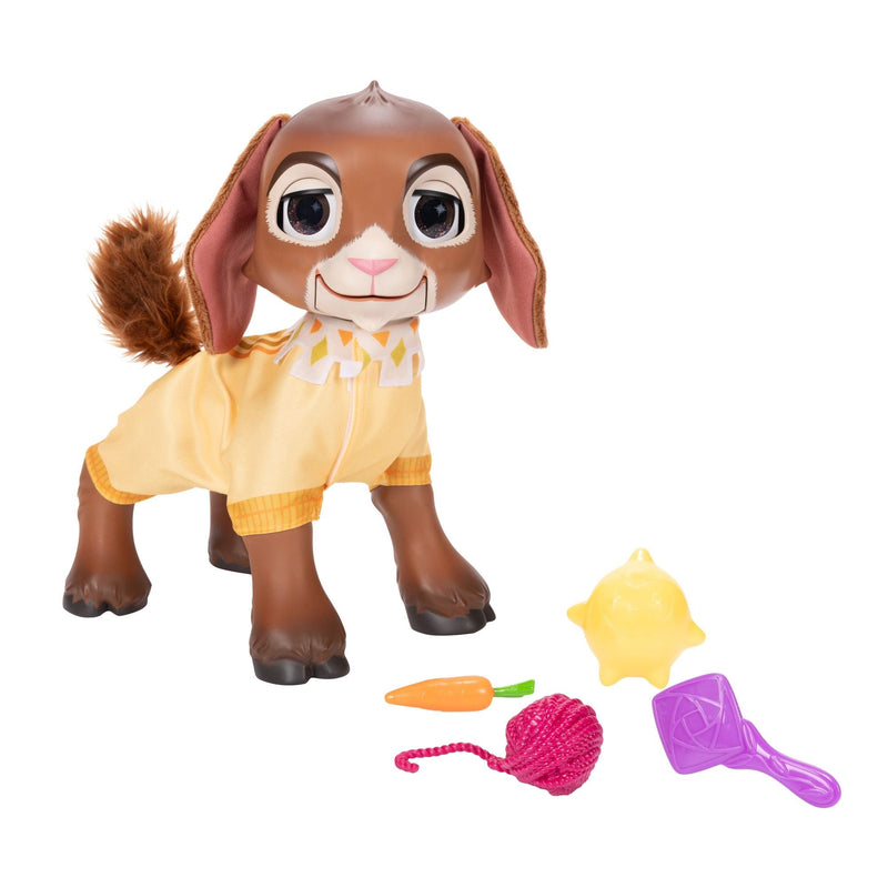 Disney Wish Magical Movable & Talking Valentino & Star Set with Sounds, Large Interactive 12-in Toy Figure for Kids, Ages 3+ I6