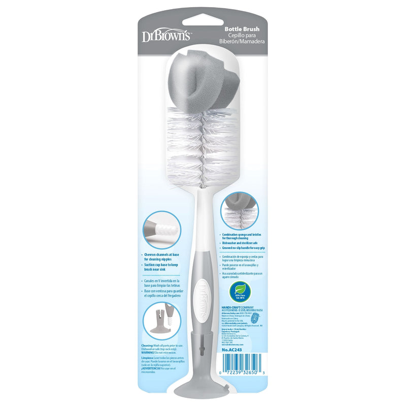 Dr. Brown's Soft Touch Bottle Brush, Grey Z3