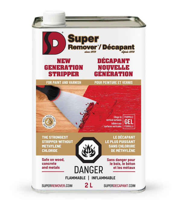 DS Super Remover New Generation Paint & Varnish Stripper/Remover, 2-L L8