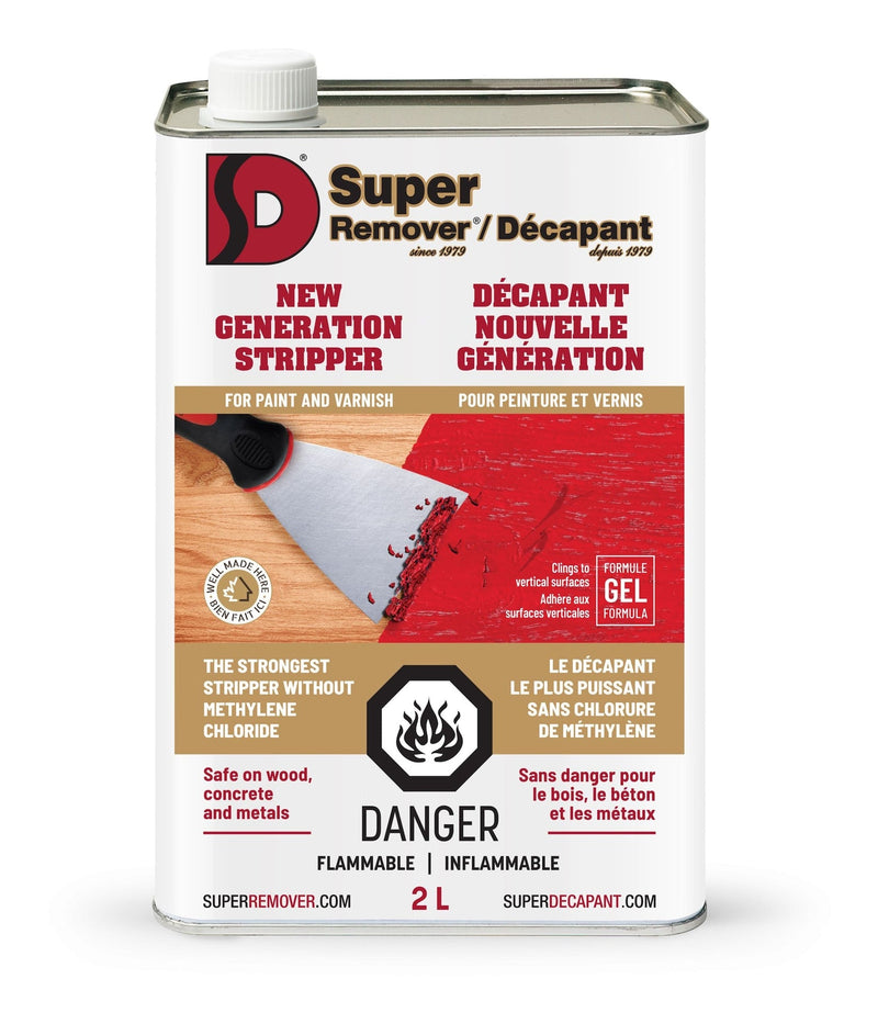 DS Super Remover New Generation Paint & Varnish Stripper/Remover, 2-L L8