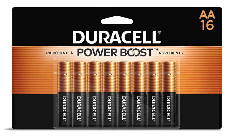 Duracell Coppertop AA Alkaline Batteries, 16-pk E8