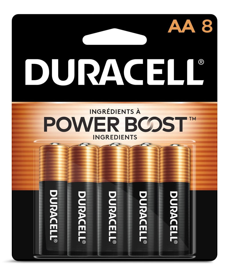 Duracell Coppertop AA Alkaline Batteries, All Purpose, 8-pk N7