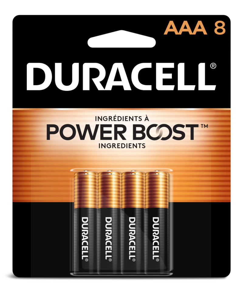 Duracell Coppertop AAA Alkaline Batteries, All Purpose, 8-pk I1