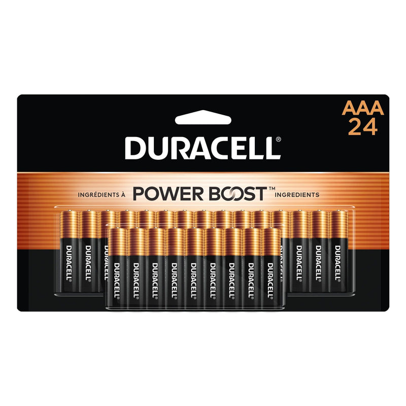 Duracell Coppertop AAA Batteries, Alkaline, 24-pk G1