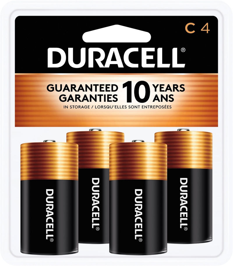 Duracell Coppertop C Alkaline Batteries, All Purpose, 4-pk Z7