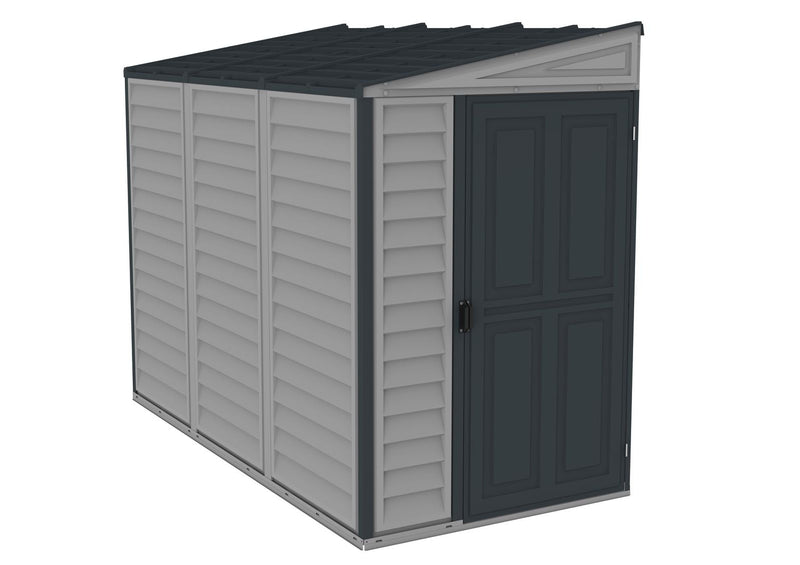 Duramax Sidemate Plus Compact/Narrow Outdoor Storage Shed, 4-ft x 8-ft P0