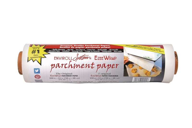 E-Zee Wrap Parchment Paper, 190-ft Roll, for Baking & Cooking X4