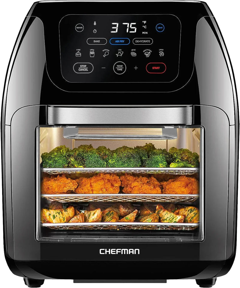 CHEFMAN Multifunctional Digital Air Fryer Rotisserie, Dehydrator, Convection Oven O3