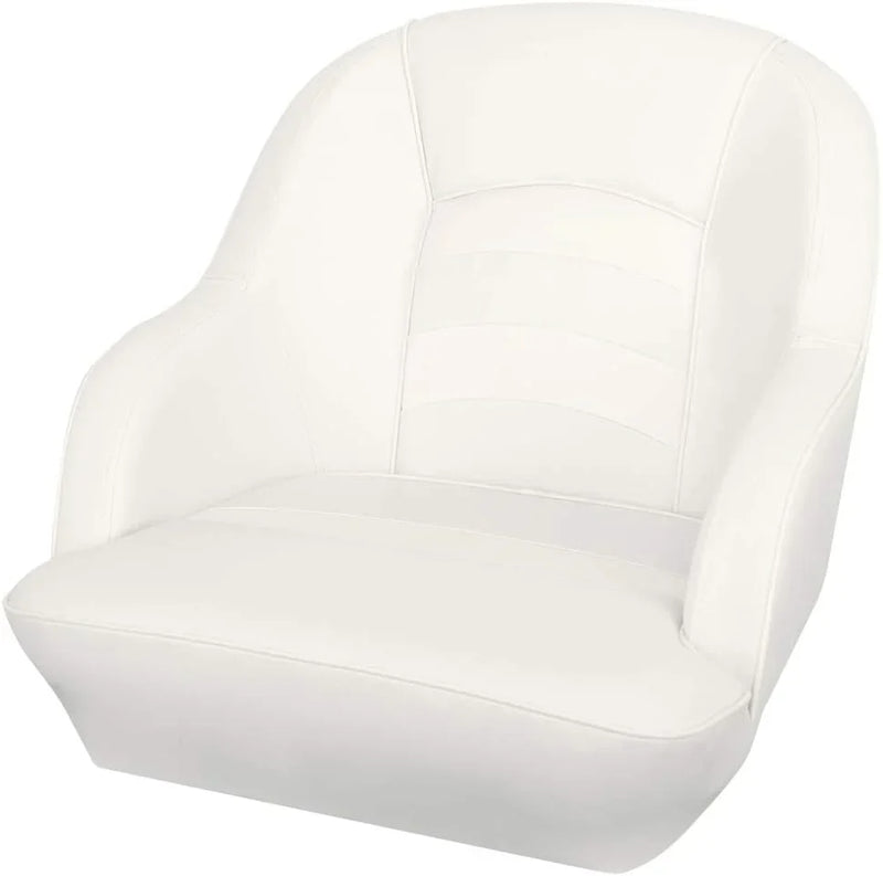Bucket Pontoon Boat Seat (White/Blue) B6