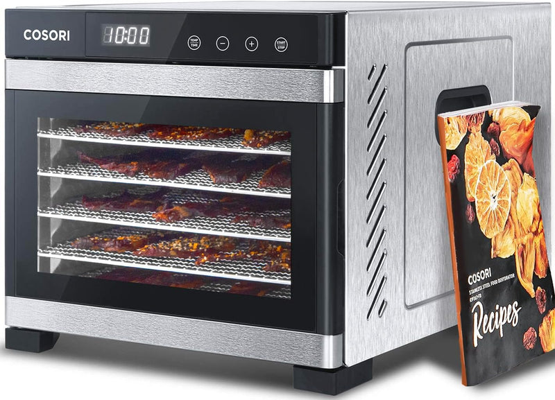COSORI Food Dehydrator for Jerky, Large Drying Space with 6.48ft虏, 600W Dehydrated Dryer J5
