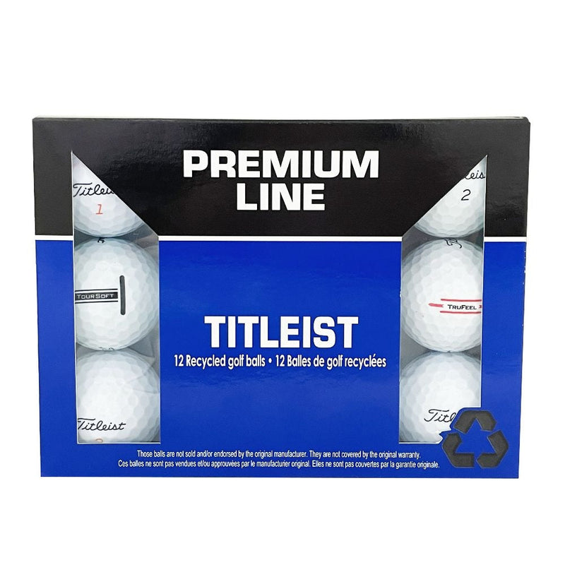 Eagle Premium Line Titleist Recycled Gold Balls, White, 12-pk A6