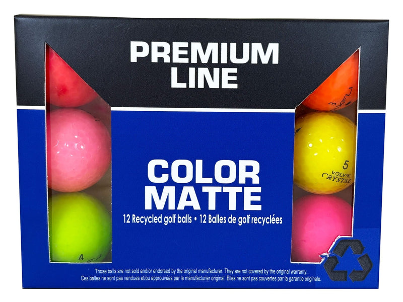 Eagle Recycled Golf Balls, Mixed/Matte Colours, 12-pk P3