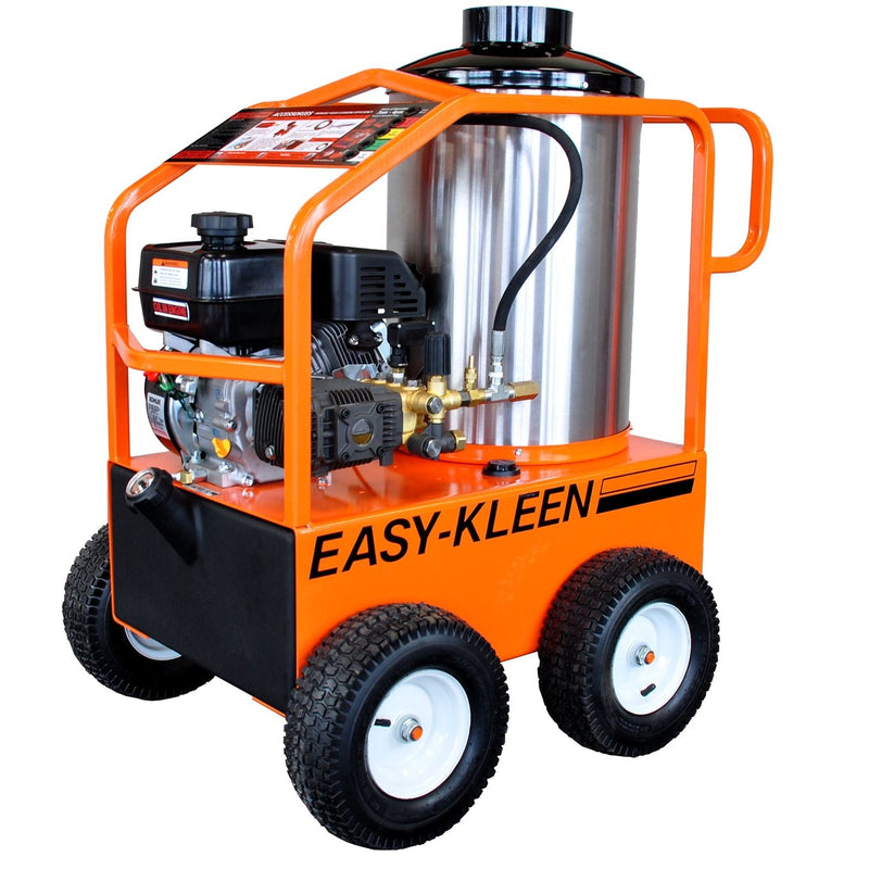 Easy-Kleen Commercial 2700 PSI 3 GPM 6.5 HP Engine Hot Water Wheeled Gas Pressure Washer M6