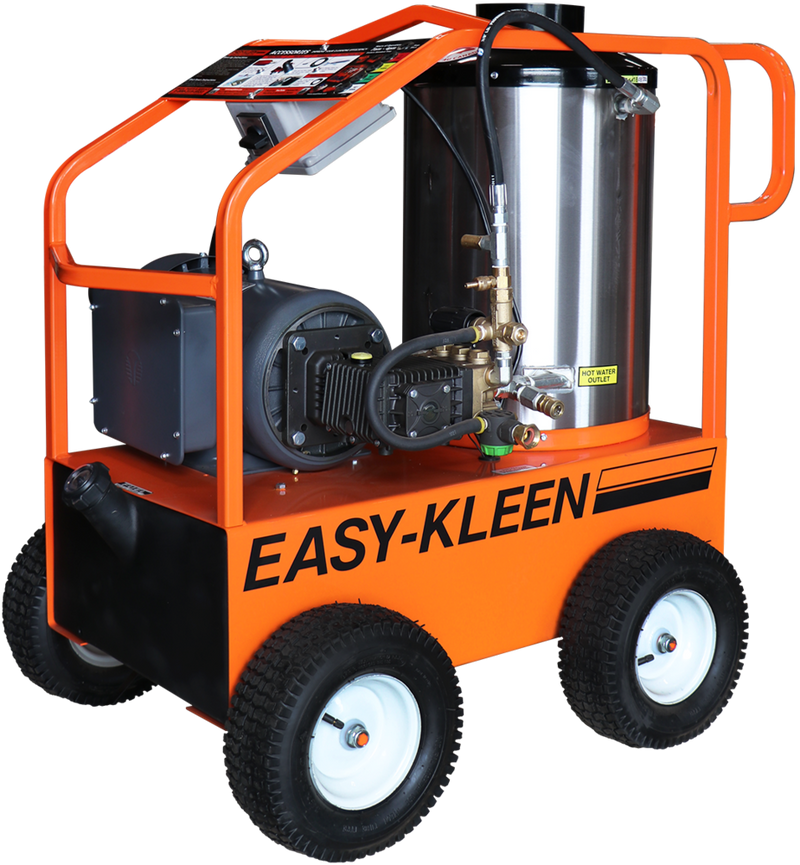 Easy-Kleen Commercial 3000 PSI 3.5 GPM Hot Water Wheeled Electric Pressure Washer Q5