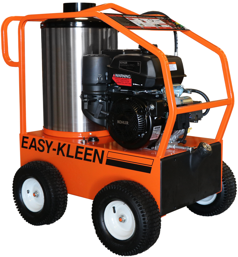 Easy-Kleen Commercial 4000 PSI 3.5 GPM 14 HP Engine Hot Water Wheeled Gas Pressure Washer Q4