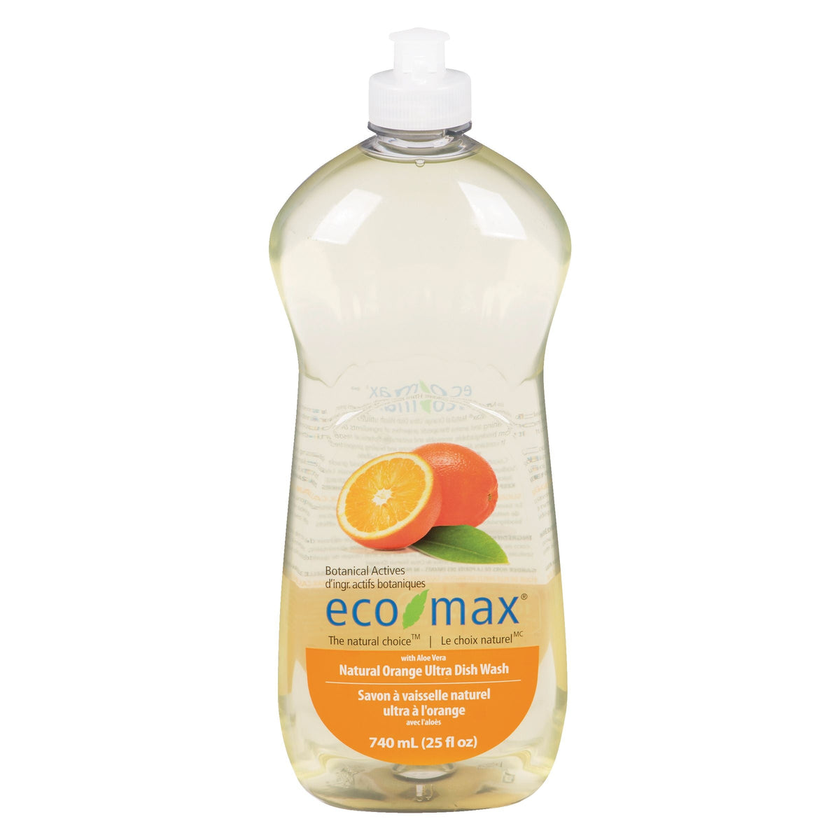Eco-Max Natural Ultra Liquid Dish Soap, Assorted Scents, 740-mL