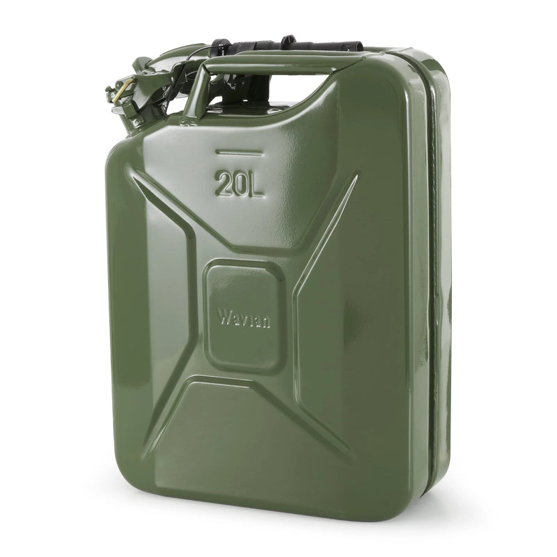 Gallon 20 Liter Authentic CARB Jerry Can with Spout, Green S0