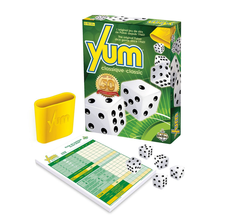 Editions Gladius Yum Classic Collector's Edition Poker Dice Game Set, Ages 8+ A3