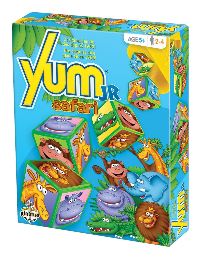 Editions Gladius Yum Jr. Safari Animal Dice Game Set for Kids, Ages 5+ B0