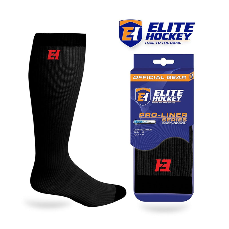 Elite Hockey Pro-Liner Skate Socks, Junior, Various Colours I9