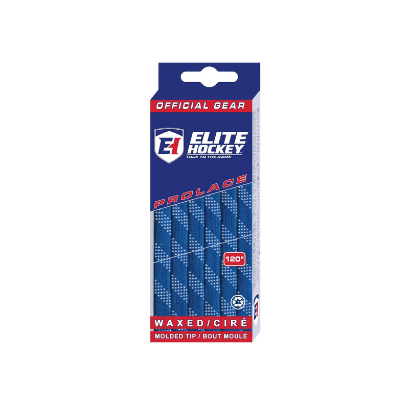 Elite Hockey Prolace Skate Laces, Waxed, Navy, Assorted Sizes J8