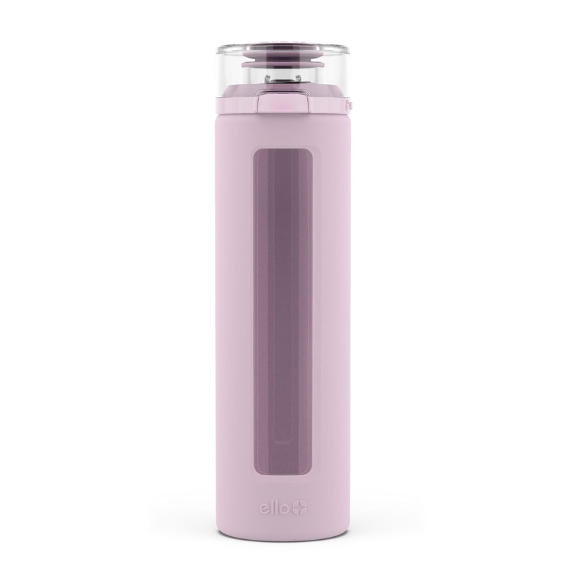 Ello Clara Glass Water Bottle, 20-oz, Assorted Colours C8
