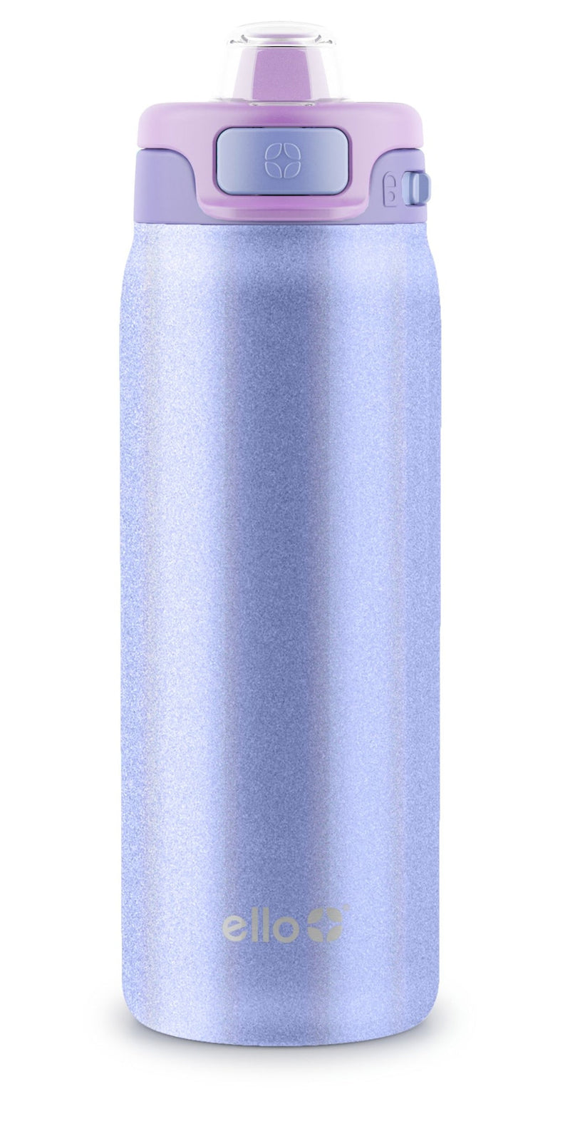 ello Pop & Fill Reusable Stainless Steel Insulated Water Bottle with Quick Fill Lid, 18-oz, Assorted Colours Z5