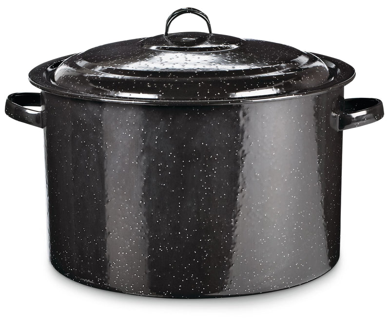 Enamel Coated Carbon Steel Canning Pot, 17-L L6