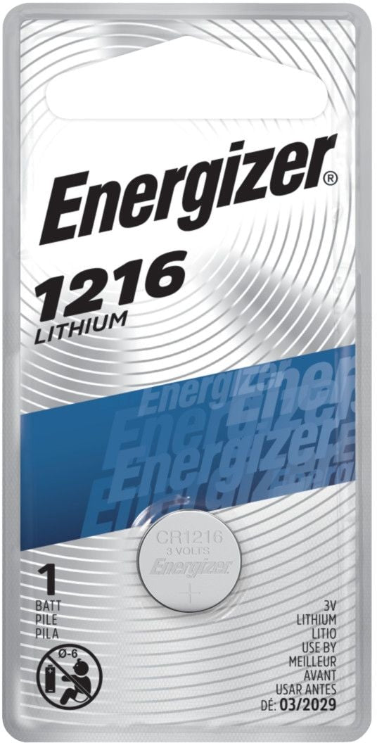 Energizer 1-pk CR1216 3V / 3 Volt Lithium Coin Cell Battery Y5