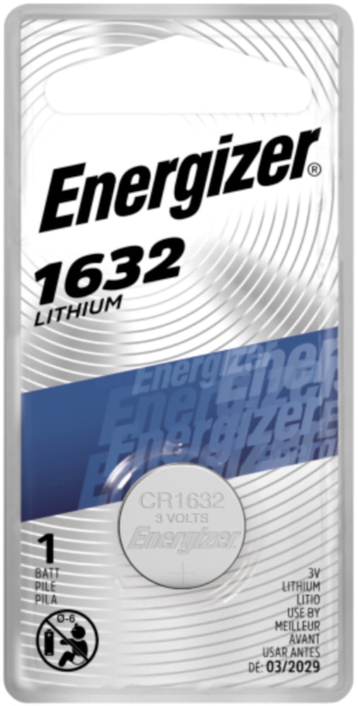 Energizer 1-pk CR1632 3V / 3 Volt Lithium Coin Cell Battery S2