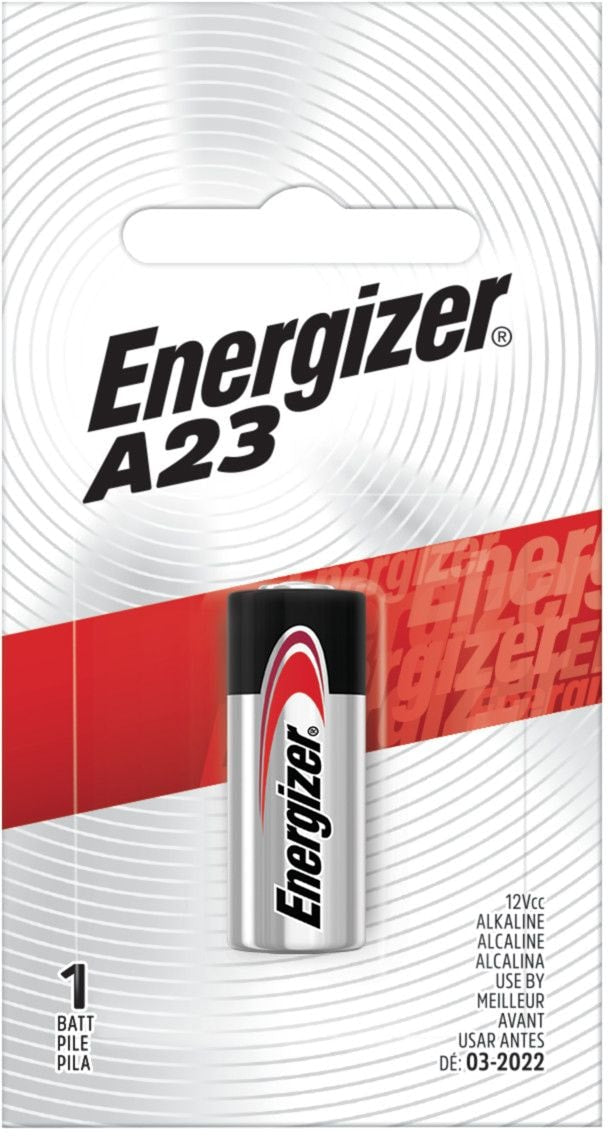 Energizer 12V / 12 Volt Alkaline A23 Battery, Long Lasting, All Purpose, 1-pk L2