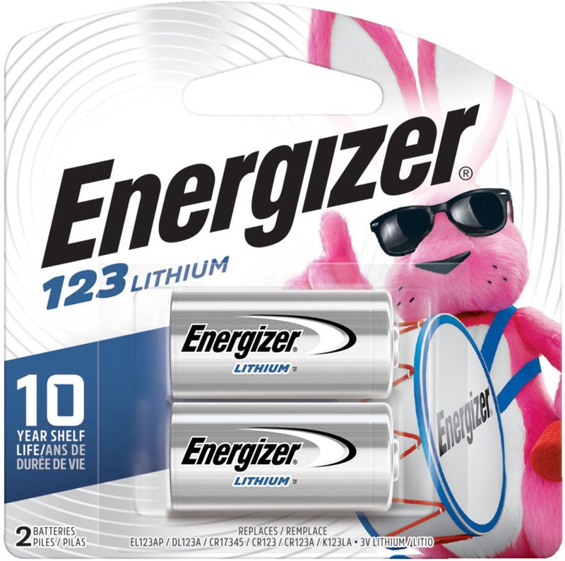 Energizer 2-pk CR123 3V / 3 Volt Lithium Photo Batteries Y9