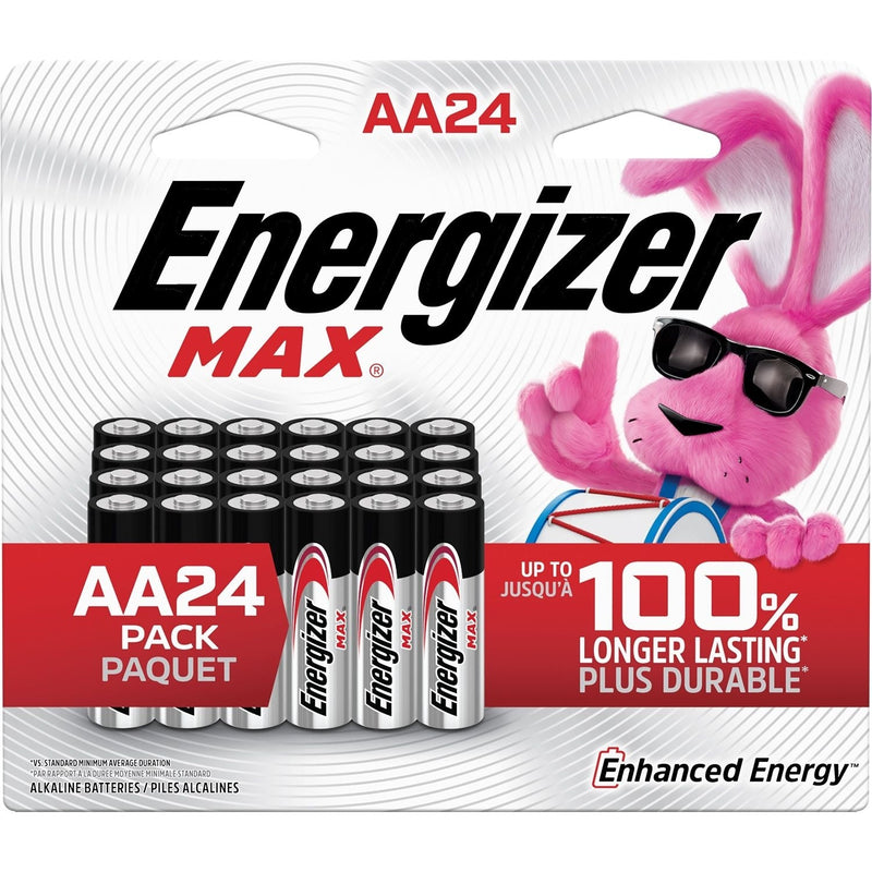 Energizer Alkaline MAX Double A Batteries, 24-pk F6