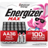 Energizer Max Alkaline AA Batteries, 36-pk