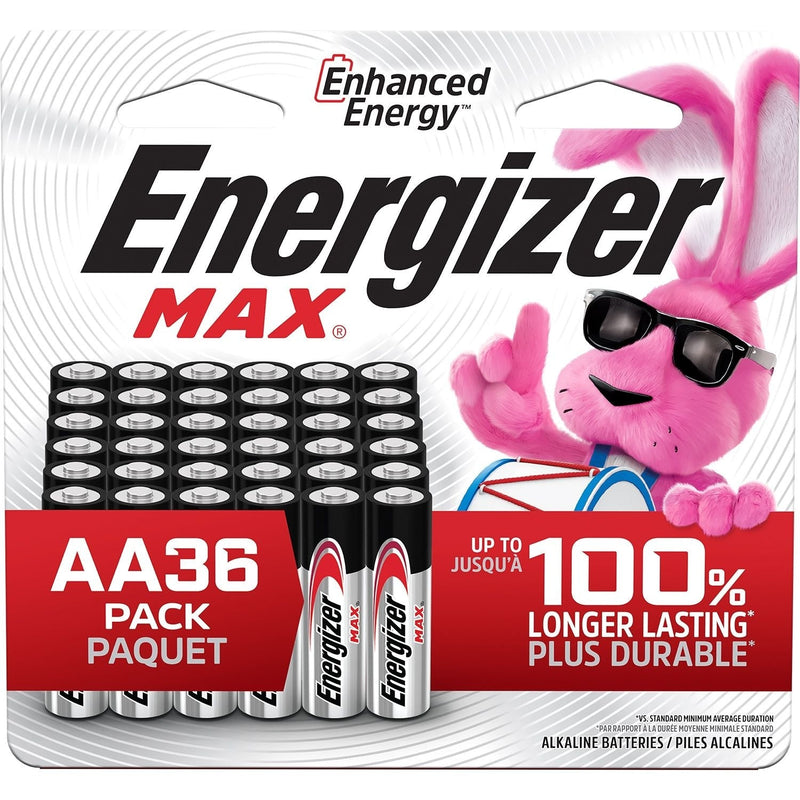 Energizer Max Alkaline AA Batteries, 36-pk A9
