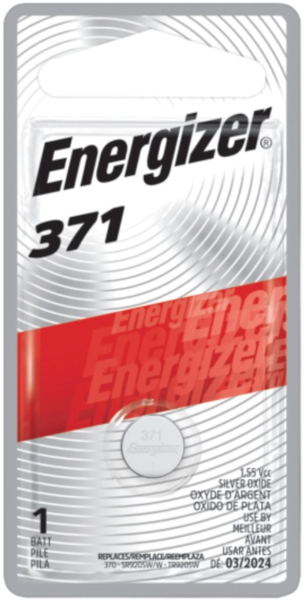 Energizer Silver Oxide 1-pk 370/371 1.5V / 1.5 Volt Button Cell Battery C1