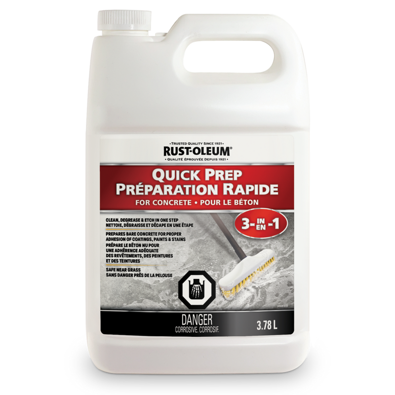 EpoxyShield Fast Prep 3-in-1 Concrete Prep, 3.78-L A3